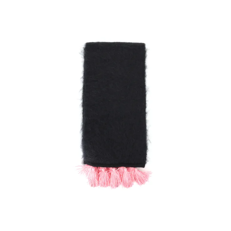 LOEWE Knit Scarves Women's Black-1