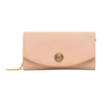 BALMAIN Calfskin Shoulder Bag Women's Pink