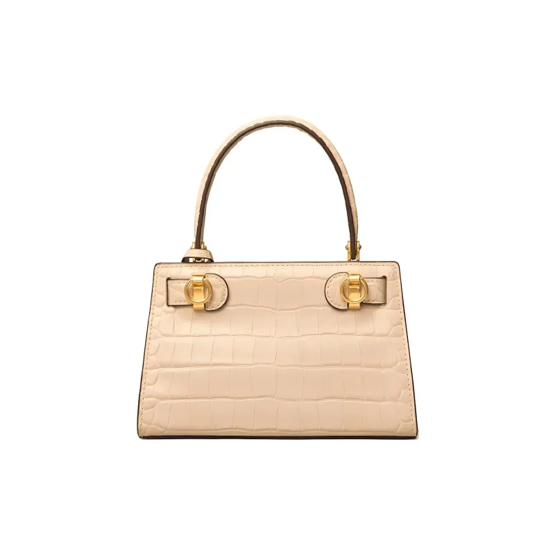 TORY BURCH Lee Radziwill Cow Leather Crossbody One Shoulder Handbag Mini Women's Light Pink-3