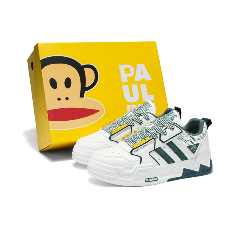 PAUL FRANK Slip-Resistant Water-Resistant Height Increasing Low-Top Skateboard Shoes Men's-12