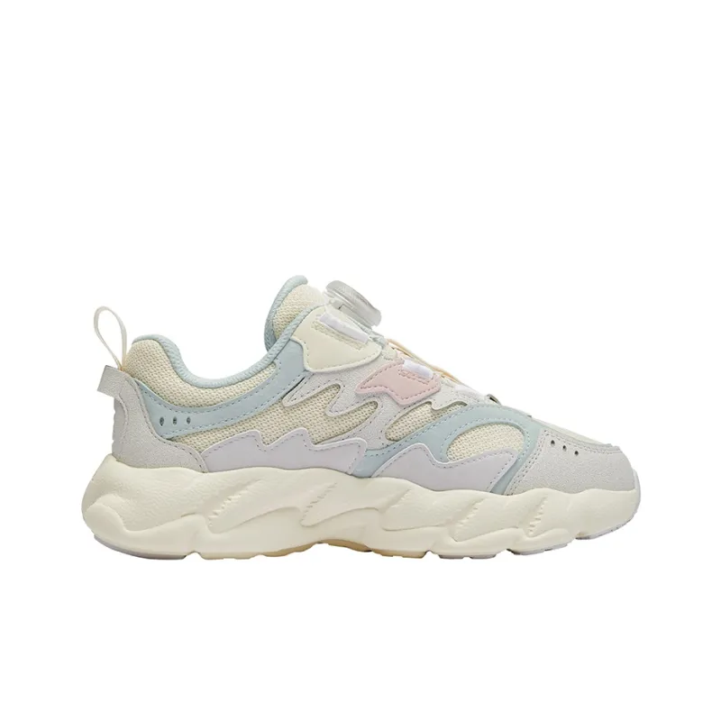 FILA KIDS BOA Kids' Running Shoes Milk White/Rain Mist Gray Unisex-1