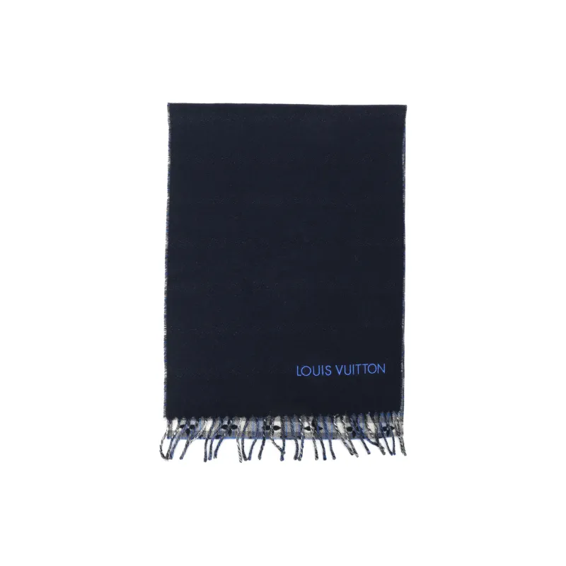 LOUIS VUITTON Monogram Gradient Tartan City Scarf-0