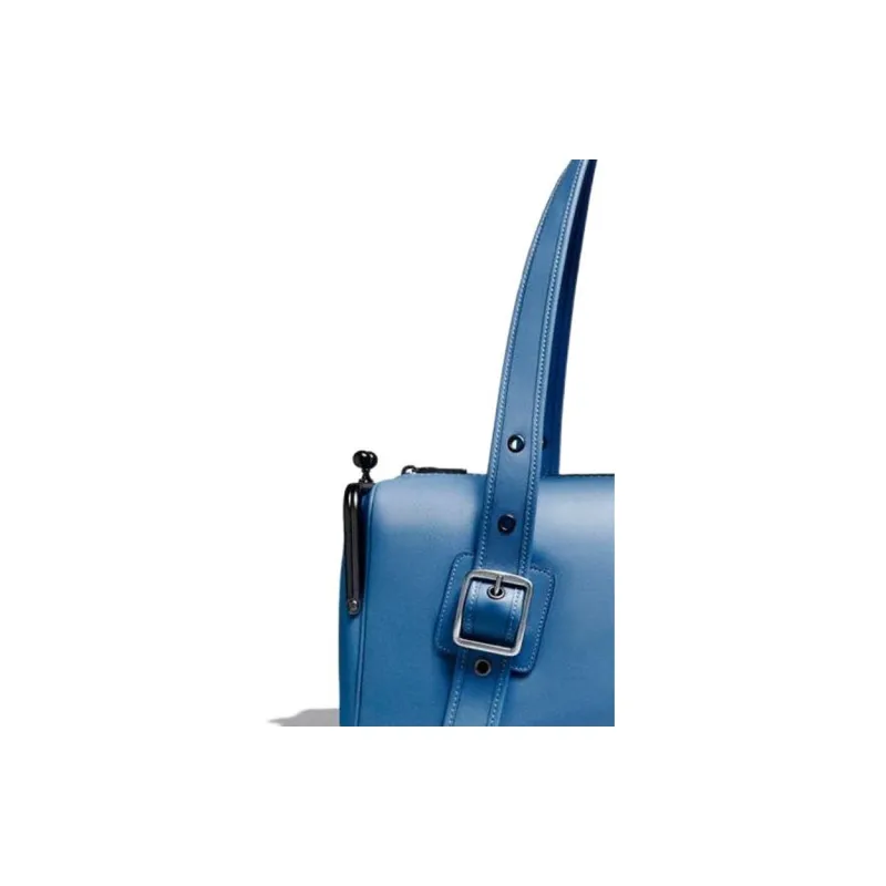 COACH Keith Haring Collaboration Mailbo Gloves Made Of Tanned Leather Handbag Shoulder Bag Large Size Women's Sky Blue-3