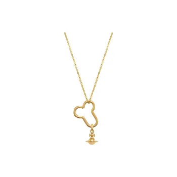 Vivienne Westwood Recycled Silver Necklaces Unisex Gold