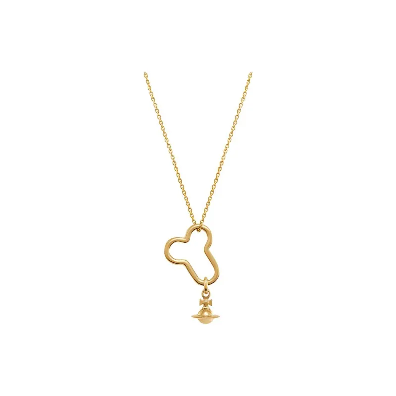 Vivienne Westwood Recycled Silver Necklaces Unisex Gold-0