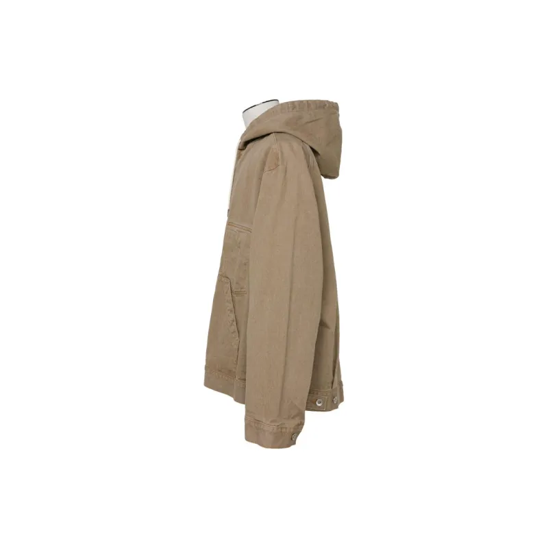 Sacai Zipped Denim Hoodie-2