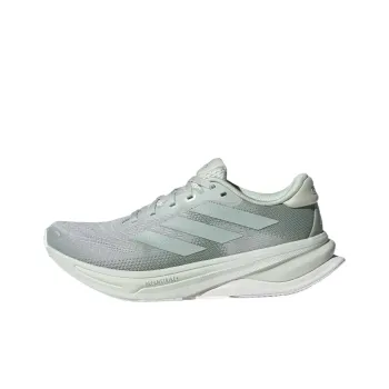 Adidas SUPERNOVA SOLUTION 2 Slip Resistant Low Top Running Shoes Women's Silver White