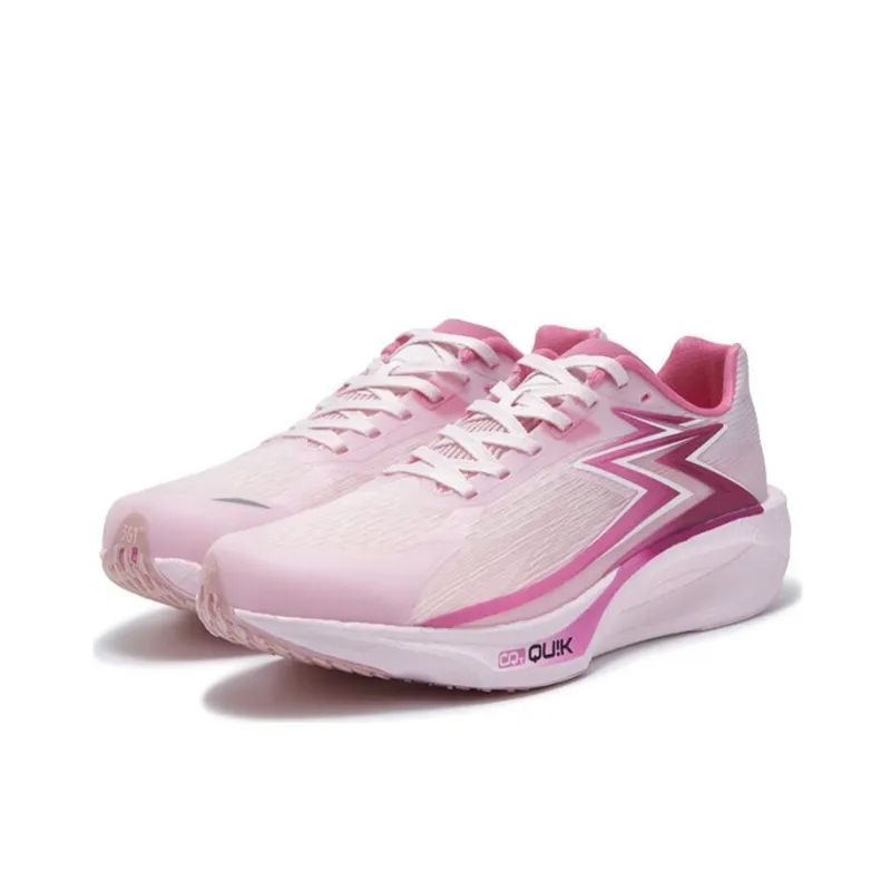 361° Speed Team 2 Wear-Resistant Cushioning Lightweight Low-Top Casual Running Shoes Unisex Pink-2