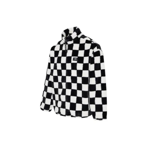 Vans OFF THE WALL1966 Velvet-feel Coat Women's Black White