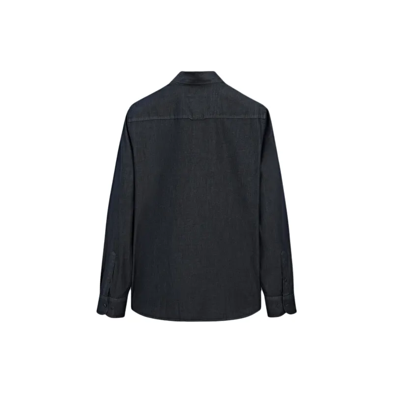Massimo Dutti Shirts Men Gray-1