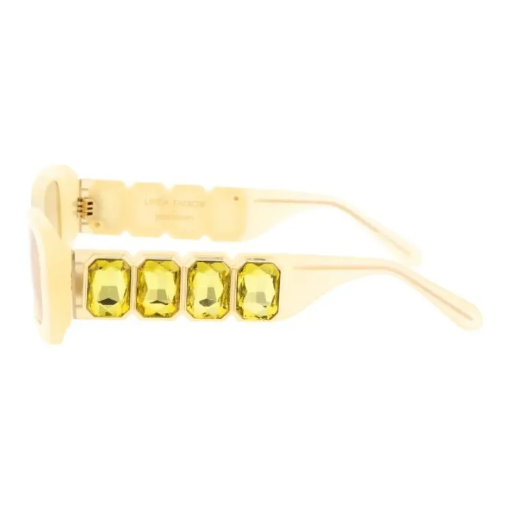 Linda Farrow X Nima Benati Lola Rectangle frame Sunglasses-3