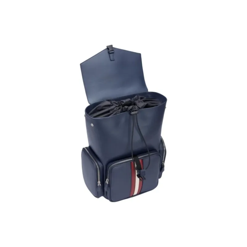BALLY Fabric Backpack Men's Blue-2