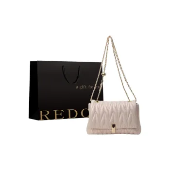 REDOO PU Portable Crossbody Bag, Shoulder Bag Women's White/Silver/Black/Pink