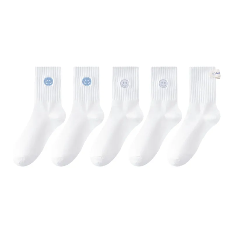 MIIOW Mid Calf Socks Unisex 5 Pack-6