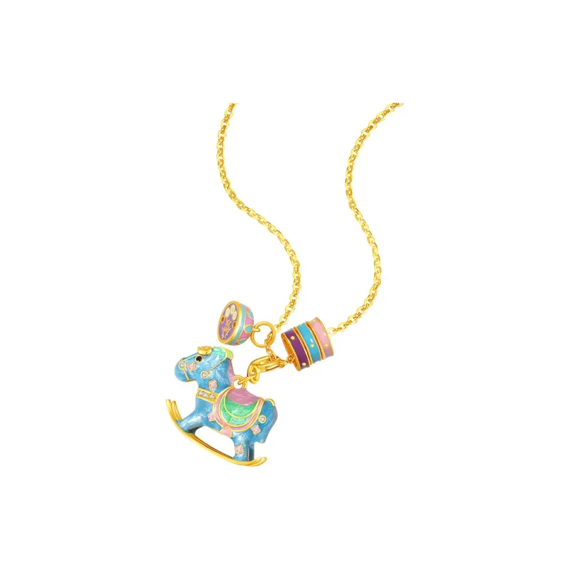 CHOW TAI SENG S925 Silver Necklaces Women's-3
