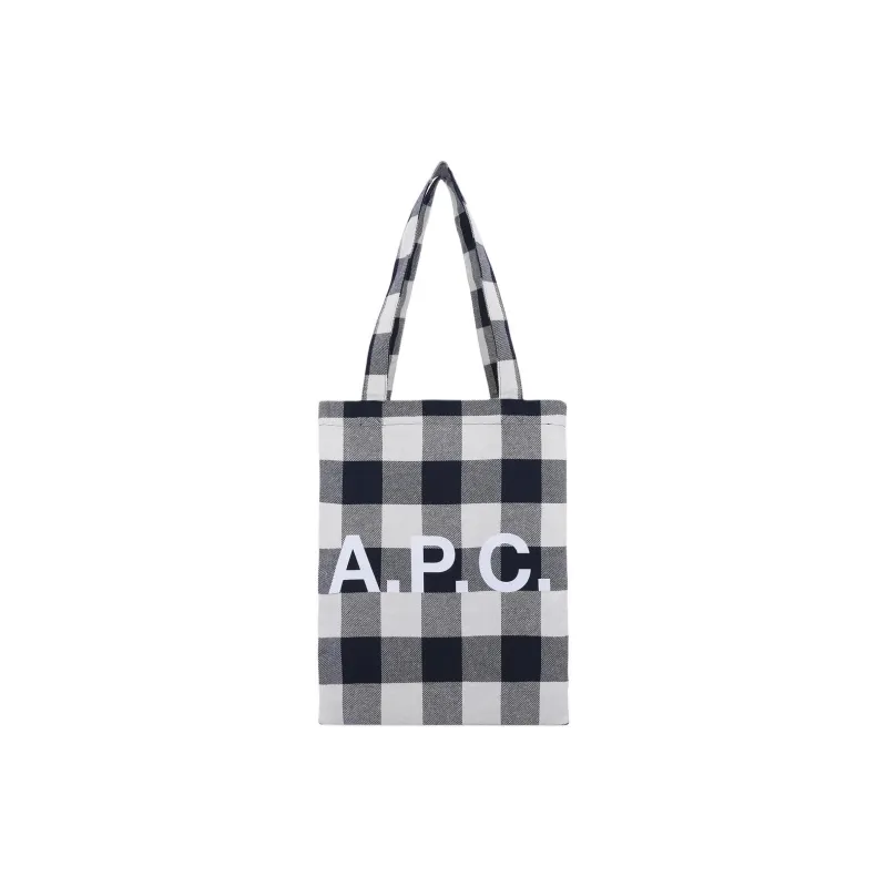 A.P.C Checked Tote Bag-2