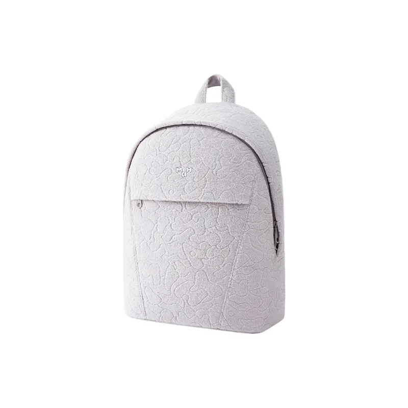 MAH Cotton Backpack Regular Unisex Light Purple Gray-1