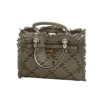 MICHAEL KORS Cow Leather Shoulder Bag Crossbody Bag Handbag Medium Size Women's White