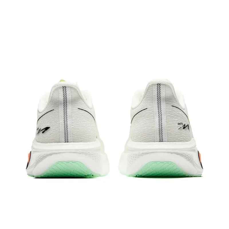 Anta Horsepower 5.0 Cushioning Wear-Resistant Rebound Low-Top Training Running Shoes Men's White Yellow Orange-3