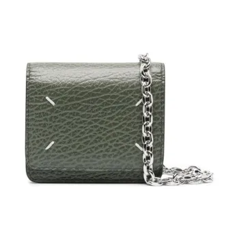 Maison Margiela Four Stitches Leather Chain Wallet