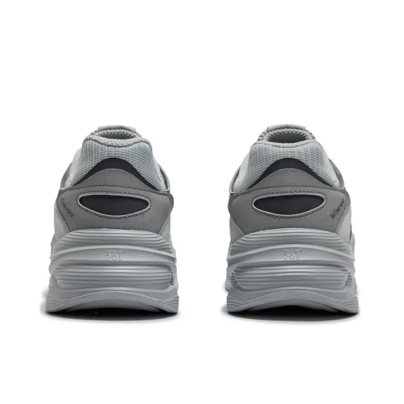 361° Cloud Comfort 5 Slip-Resistant Cushioning Breathable Low-Top Casual Shoes Men's Gray-3