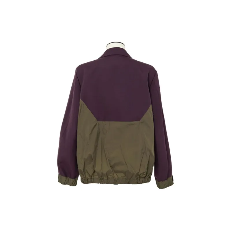 Sacai SS25 Jackets Men Purple/Khaki-1