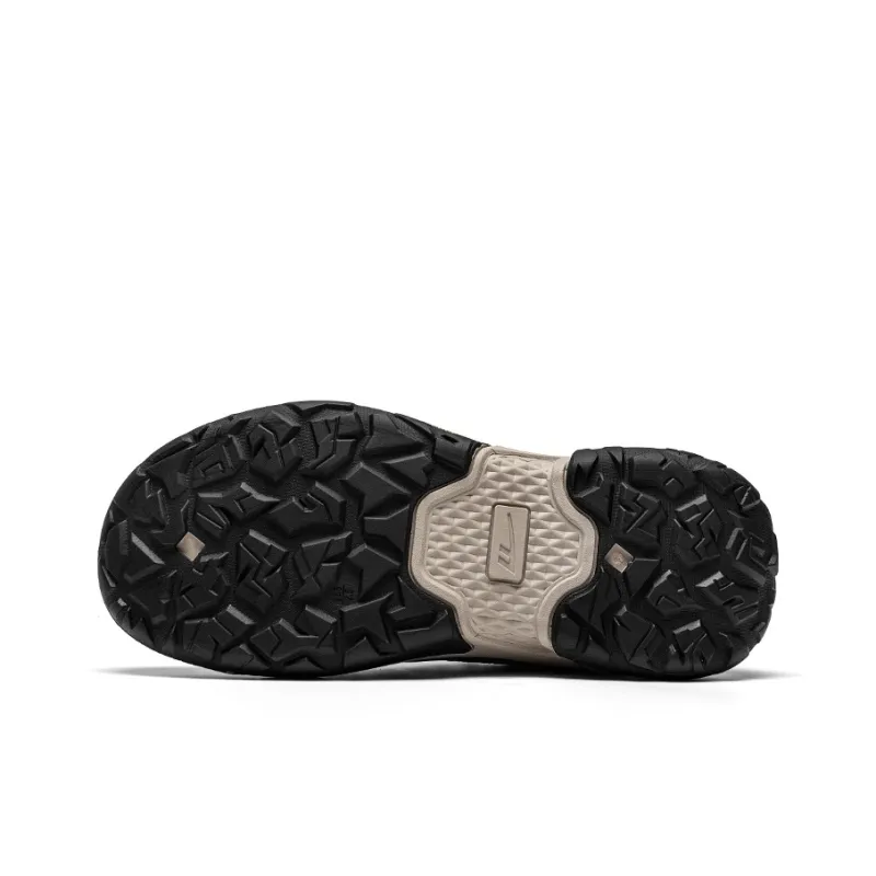 Warrior Hiking Shoes Coverage Wear Resistant Lightweight Slip Resistant Low Top Chunky Sneakers Men's Brown Black Gray-3
