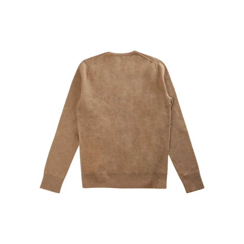 Polo Ralph Lauren Cashmere Long Sleeve Pullover Collection Camel Melange-1