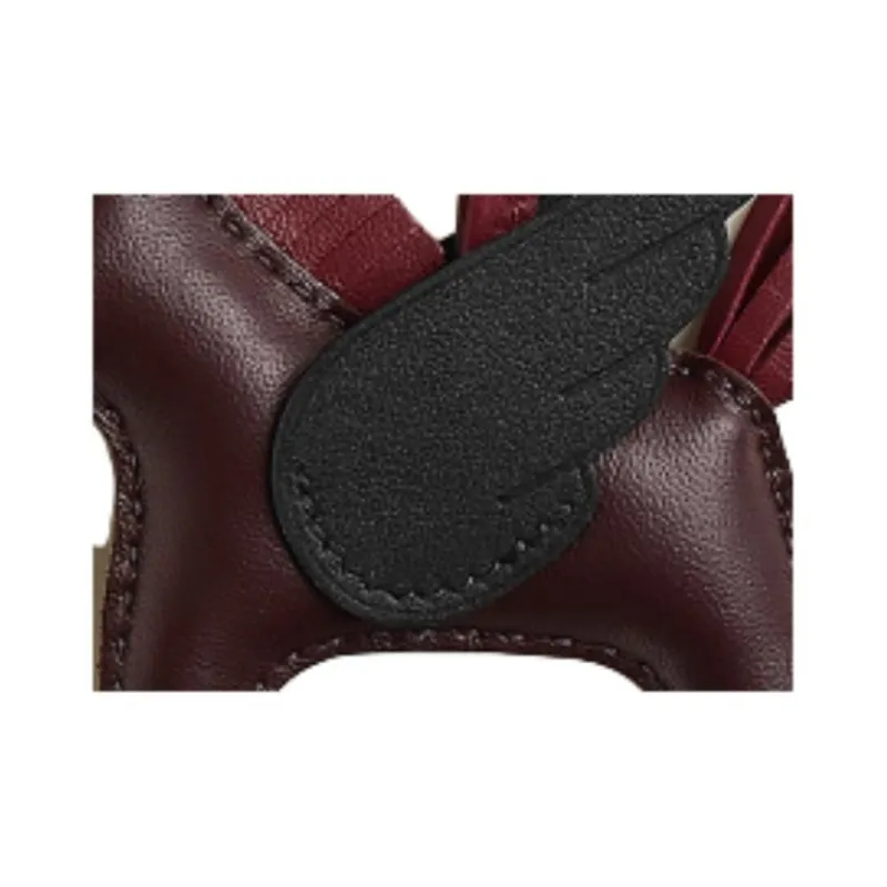 HERMES Rodeo Pegase Milo Lambskin Swift Calfskin Bag Accessories Small Size Unisex Saddle Red & Hermes Red & Black-1