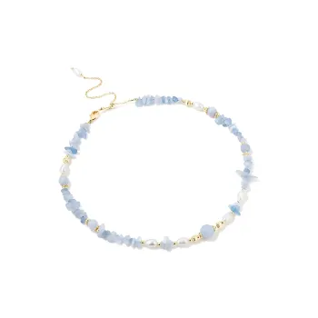 CLARKIA FLOWER Chalcedony Necklaces Women's
