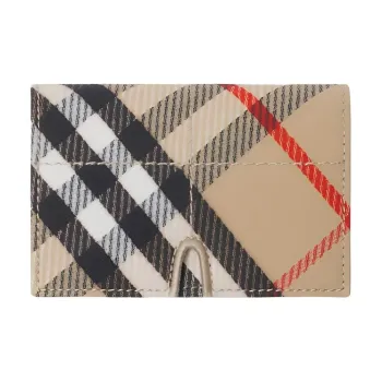 Burberry Polyester Card Holder Women's Sand