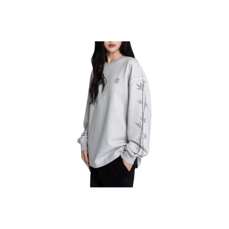 CLOT Sweatshirts Unisex Washed Gray-2