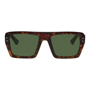 Cutler And Gross Acetate Square Sunglasses Unisex Tortoiseshell