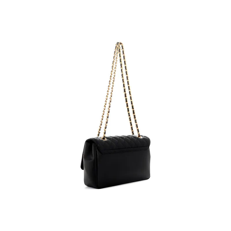 GUESS Artificial Leather Handbag Shoulder Bag Crossbody Bag Regular Women's Black-1