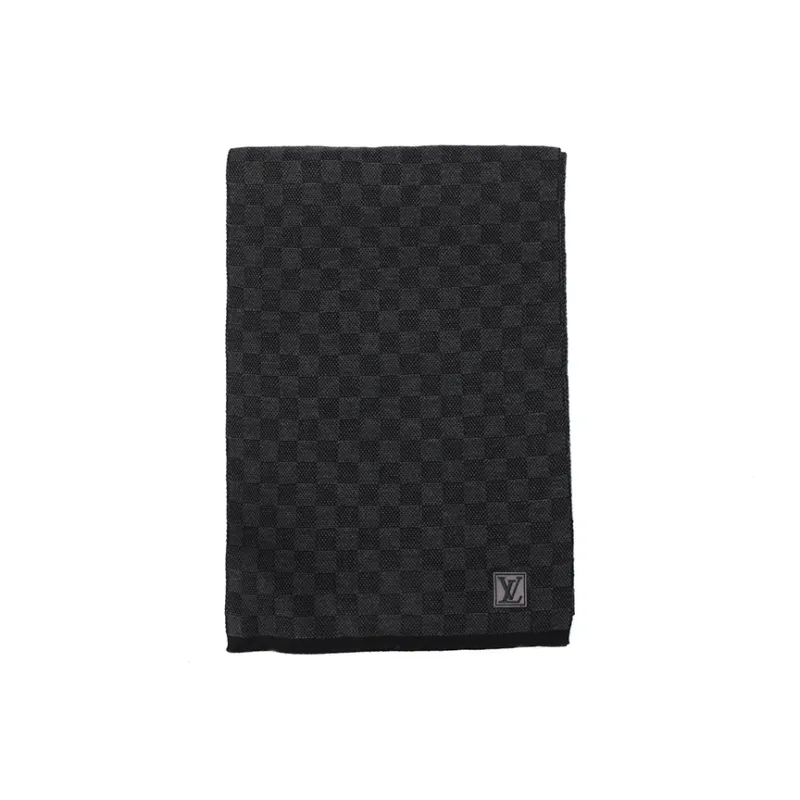 LOUIS VUITTON 2021 Logo-appliqué Wool Scarf-1