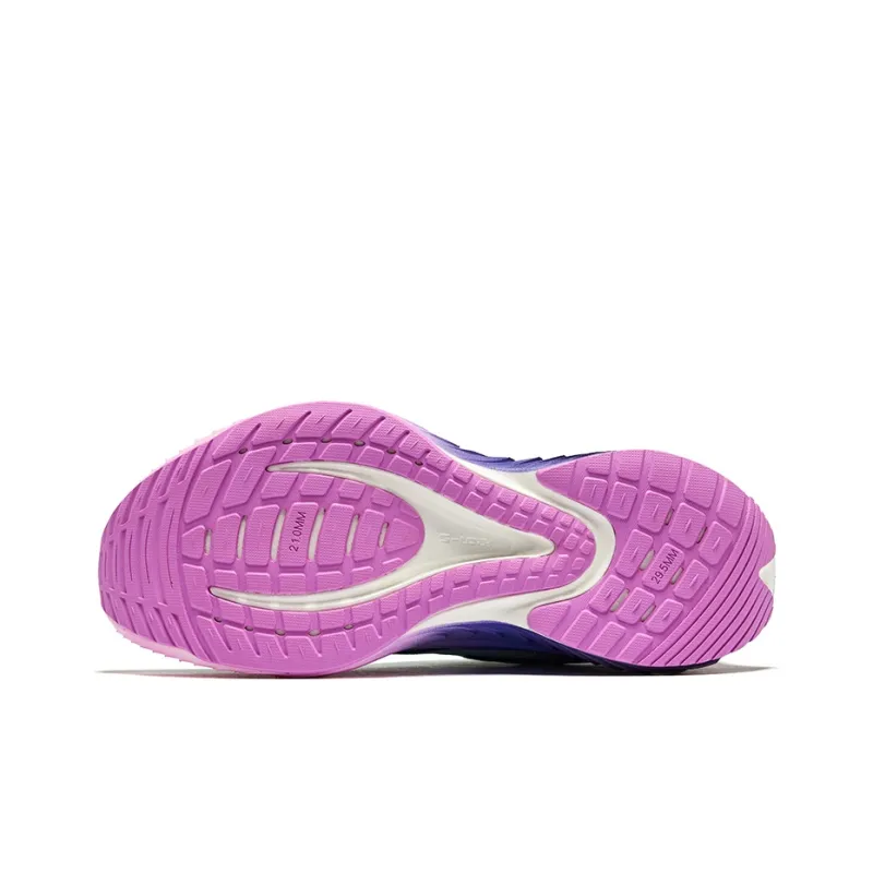 Erke Cushioning Low-Top Running Shoes Men's Azure Night Purple-4