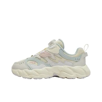 FILA KIDS BOA Kids' Running Shoes Milk White/Rain Mist Gray Teenagers