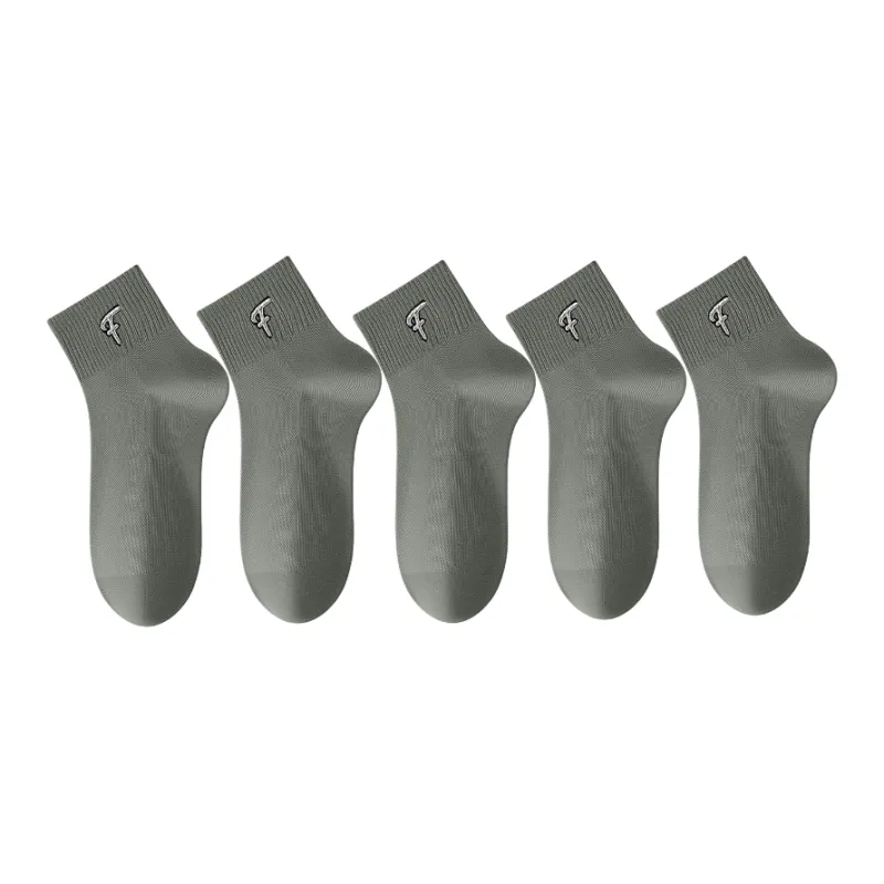 Lan Miao Mid-Calf Socks Men's 5 Pack-15