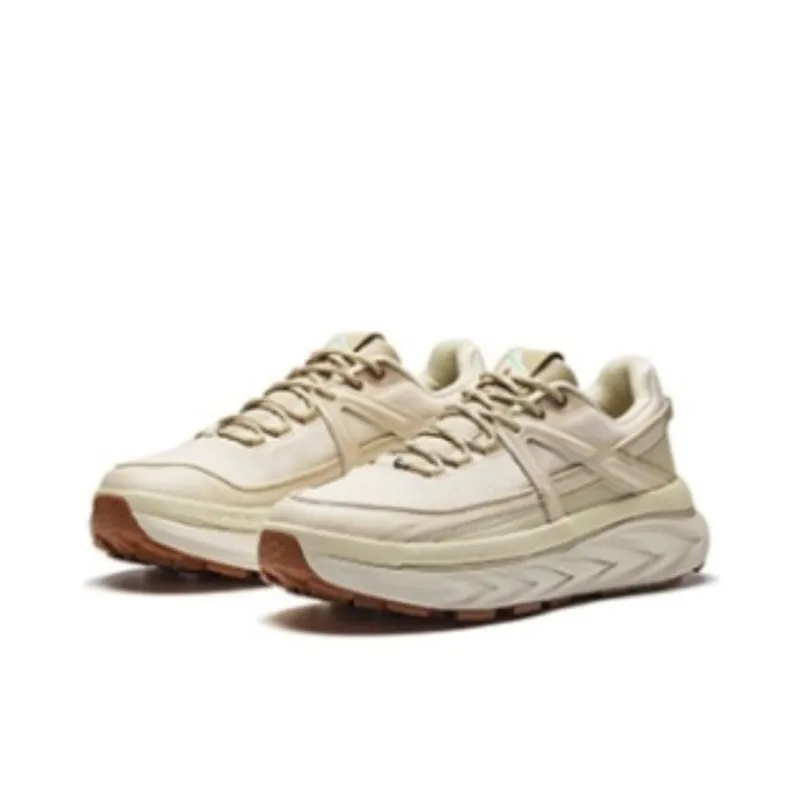 Anta Open Mountain V2 Anti Slip Wear Resistant Low Top Trail Running Running Shoes Men's Beige Yellow-2