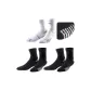 3 Pack (White Blue+Black Red+Black Purple)