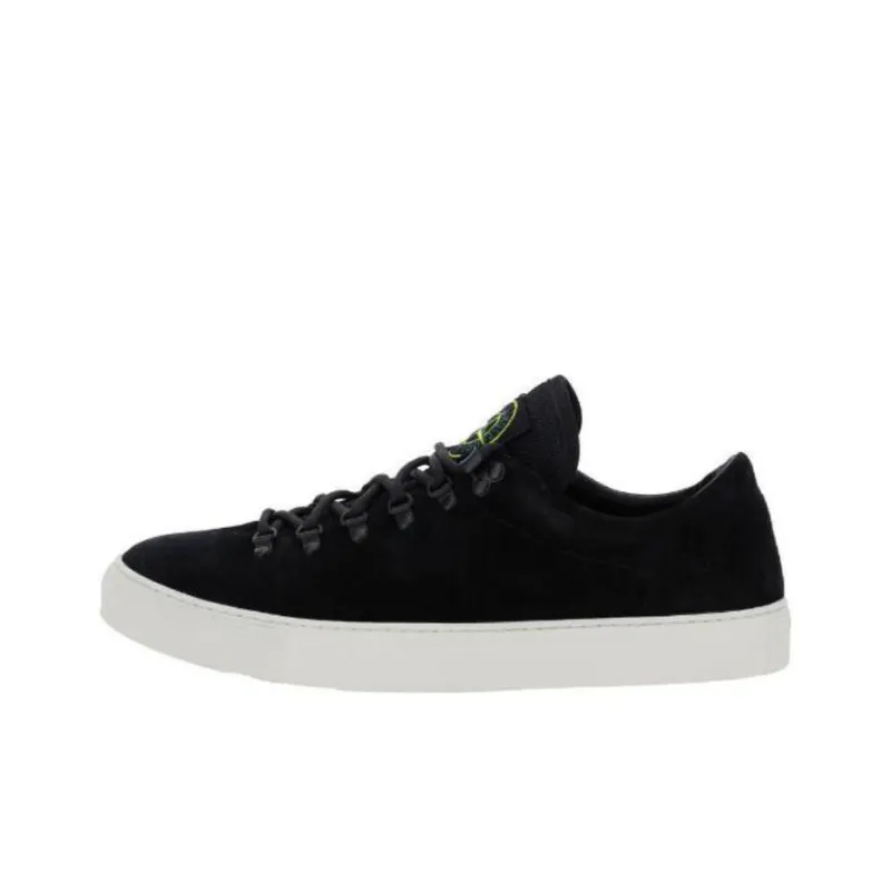 STONE ISLAND Compass Patch Lace Up Sneakers-0