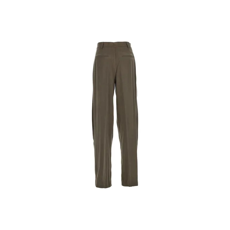 THE ANDAMANE Front Pleated Trousers-1
