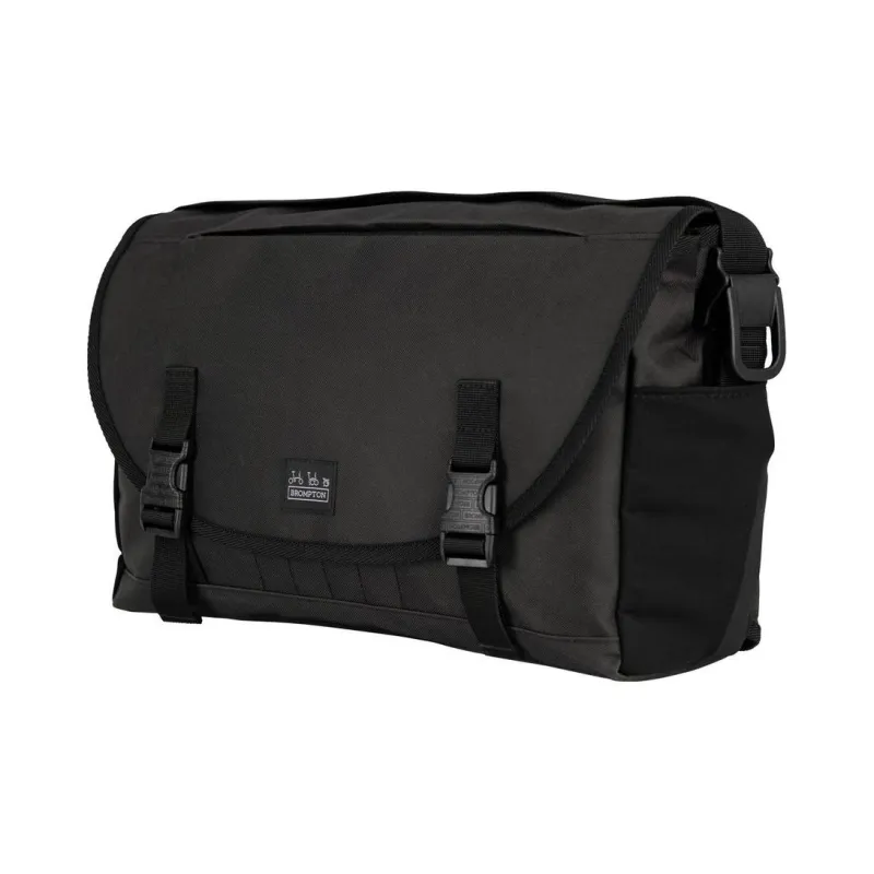 BROMPTON Polyester Messenger Bag Crossbody Bag Shoulder Bag Medium Size Men's Black-1