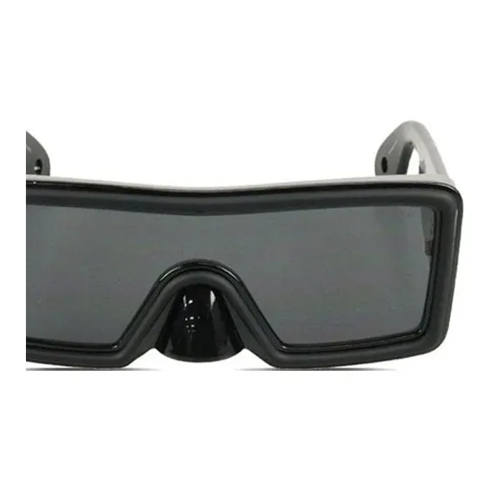 WALTER VAN BEIRENDONCK Nylon Square Sunglasses Unisex Black-1