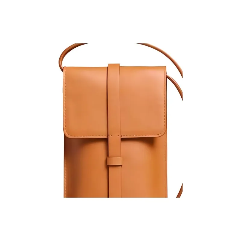 INES DE LA FRESSANGE Calfskin Crossbody Bag Shoulder Bag Women's Brown-4