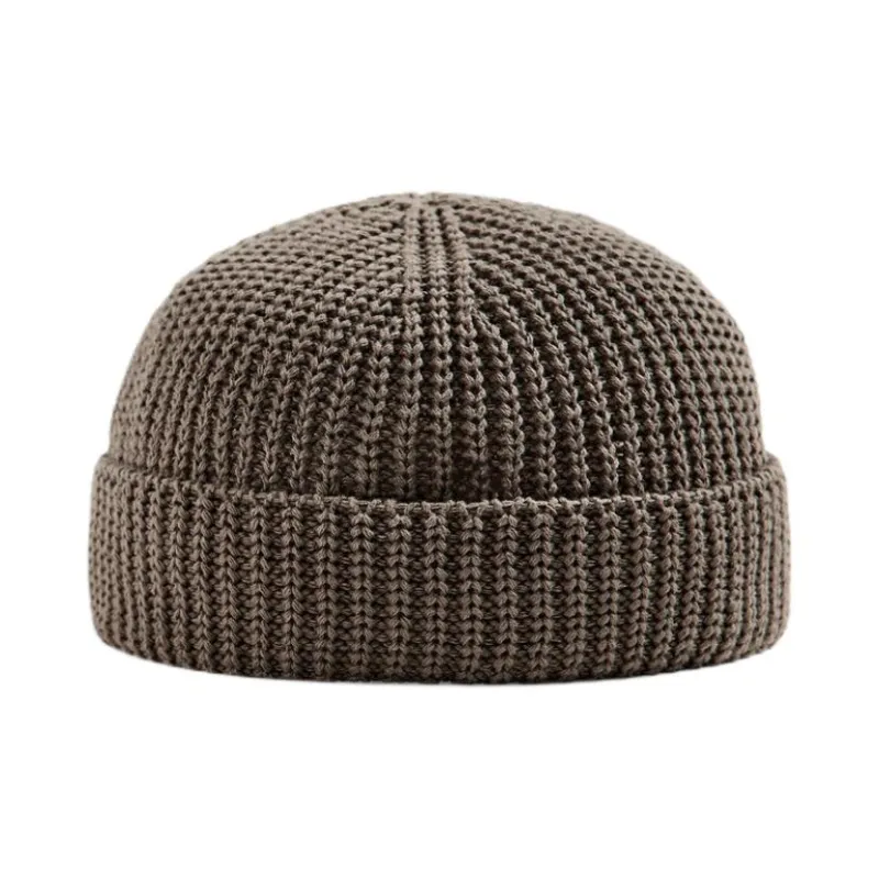 ZARA Polyester Beanies Men's Camel-0