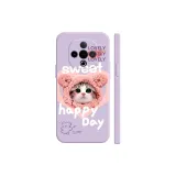 Grass Purple-Pink Hat Kitten
