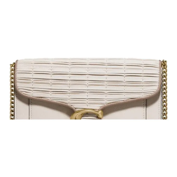 COACH Tabby Cow Leather Chain Bag Shoulder Bag Crossbody Bag Shoulder Bag Women's White-3