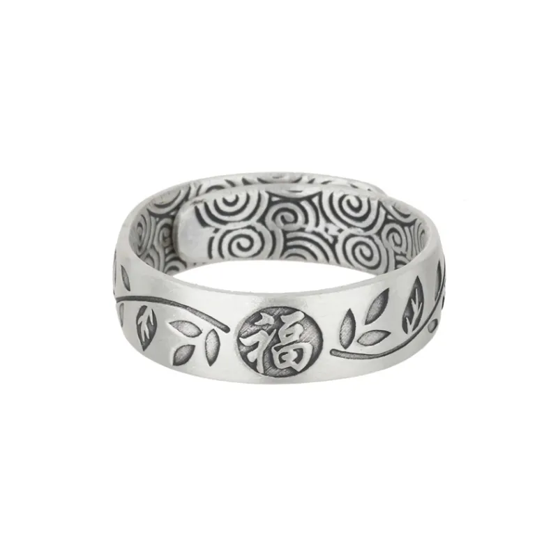 CHIC ZONE 999 Fine Silver Rings Women's-0