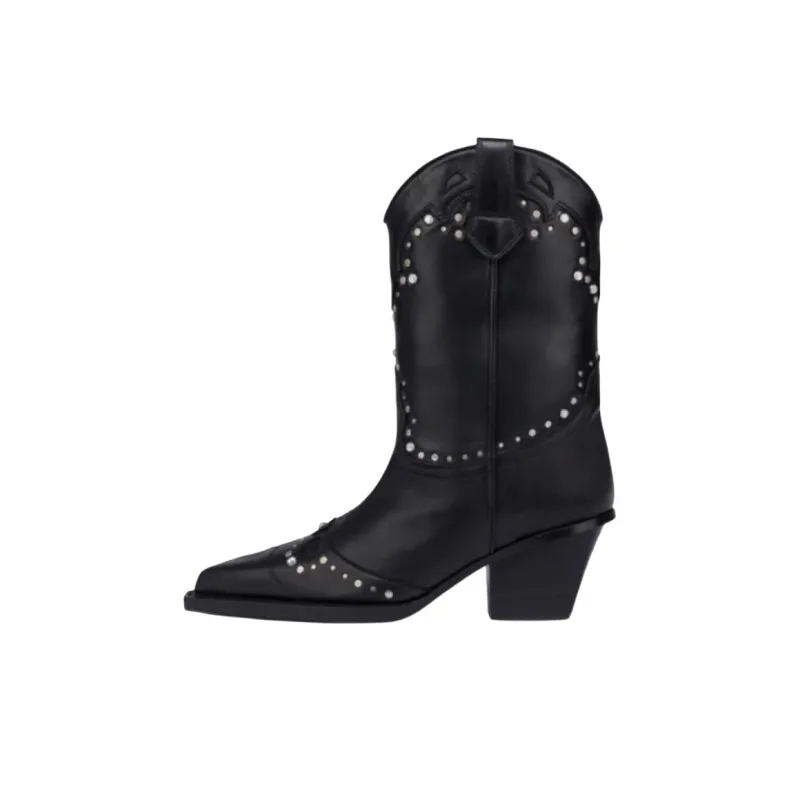 Paris Texas Janice Ankle Boots 6cm Women's Black-0